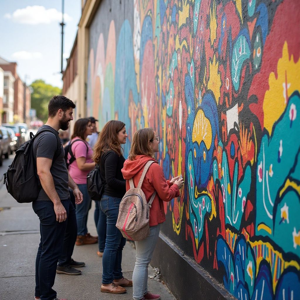 Crown Social team exploring urban culture
